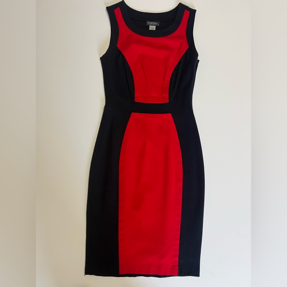 Cache Red and Black Dress Size XS